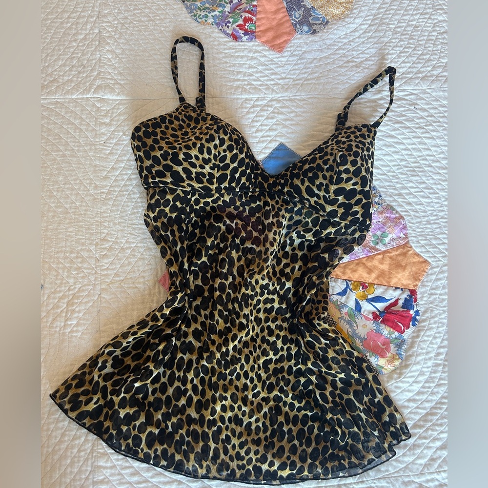 Vintage Y2K Dolce & Gabbana Mesh Lingerie Top